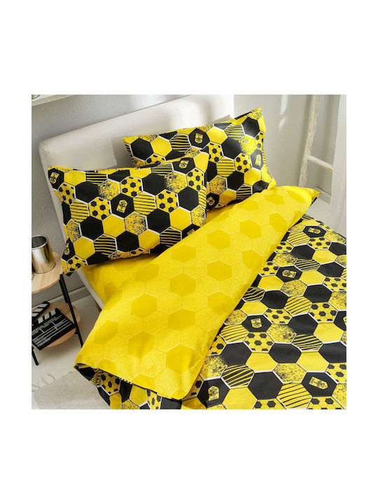 Vesta Home Aris Kids Duvet Cover Set Single with Pillowcase Cotton Multicolour 170x240cm