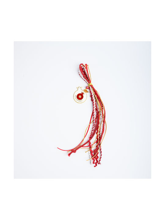 Philio Handmade Hanging Lucky Charm Pomegranate White made of Metal 2026 1pcs