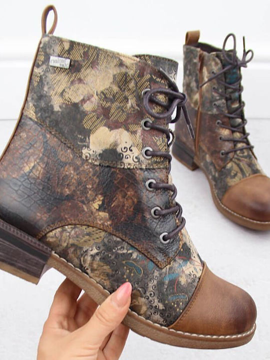 Stiefeletten Damen Braun