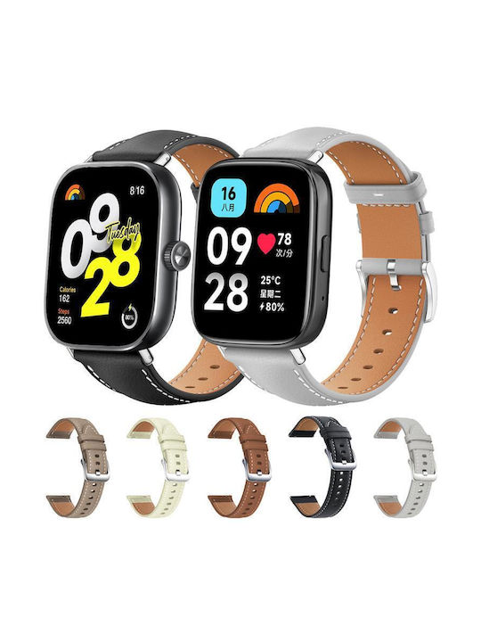 Δερμάτινο Λουράκι Shark Fine Grain Xiaomi Smart Band 9 Pro Redmi Watch 5 20mm Γκρι Δερμάτινο Λουράκι Shark Fine Grain Xiaomi Smart Band 9 Pro Redmi Watch 5 20mm Γκρι