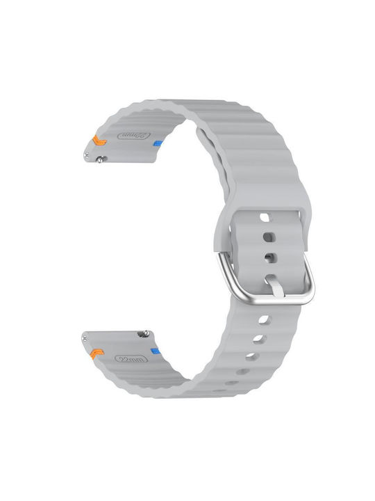 Λουράκι Σιλικόνης Γκρι (Redmi Watch 5 Active / Watch 5 LiteRealme Watch 2Haylou RT2 LS10)
