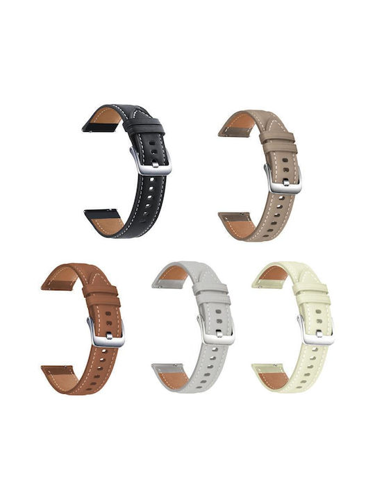 Strap Leather Black (Xiaomi Watch 2 Pro / Watch S3Haylou LS02)