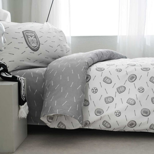 Vesta Home Σετ Σεντόνια Μονά Βαμβακερά Paok
