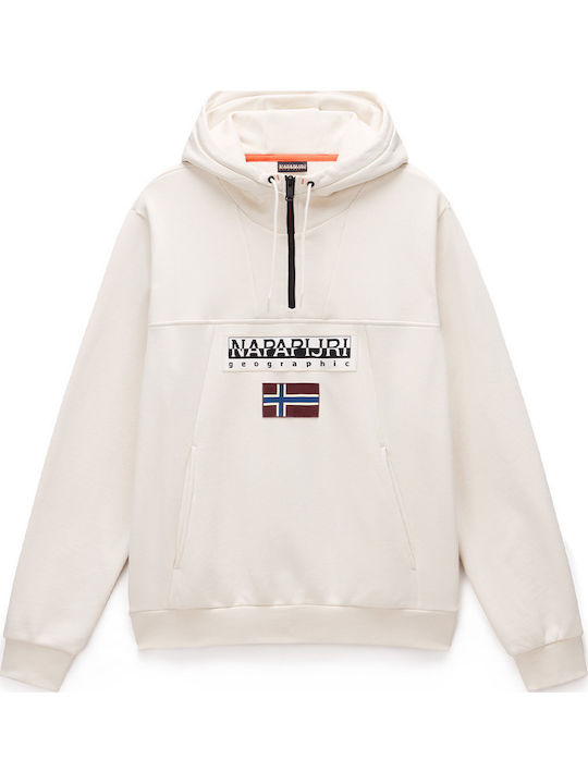 Burgee Burgee Sweatshirt mit Kapuze Beige