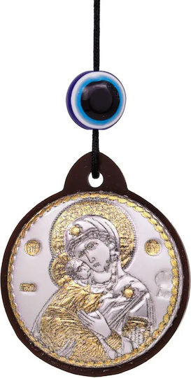Double-Sided 925 Virgin Mary Car Pendant Silver 053983 053983