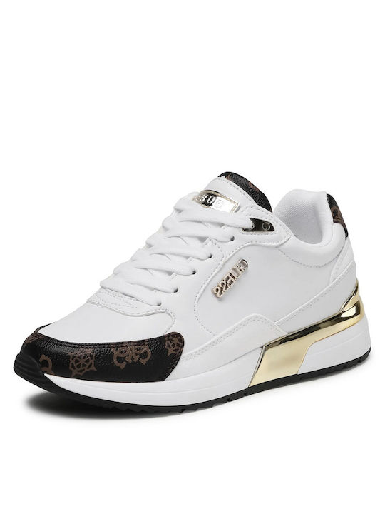 Moxea Sneakers Alb / Negru