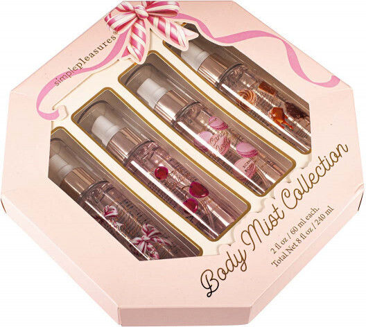 Tri-Coastal Design Pink Bow Women's Fragrance Set with Body Mist