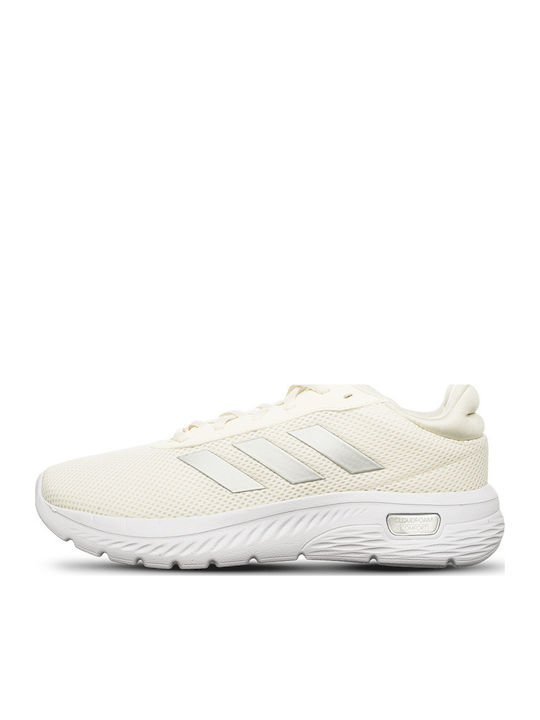 Cloudfoam Comfy Women's Sneakers Off White Silver Metallic Cloud White