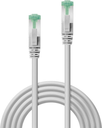 Lindy S/FTP Cat.6a Gigabit Network Cable Ethernet 20m Gray