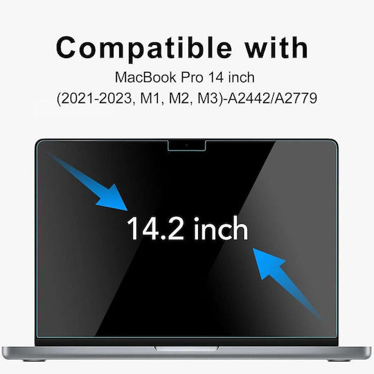 Techsuit Visionprox Anti-blue Light Macbook Pro 14" 2023 Clear