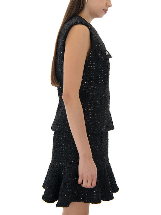 Evening Dress Silver-Black