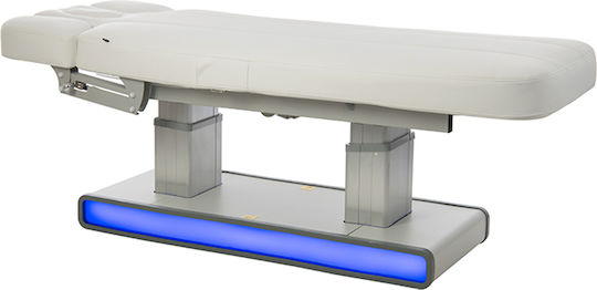 Weelko Spa Muse Metallic White Massage and Physiotherapy Bed 198.5x74cm
