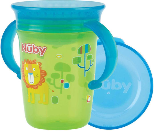 Nuby Baby Cup Wonder Cup made of Plastic Green 240ml for 10m+m+