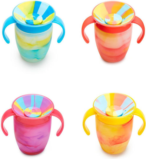 Munchkin Toddler Cup Miracle 360° Trainer Cup Tropical Swirl Plastic Fuchsia 207ml For 6m+