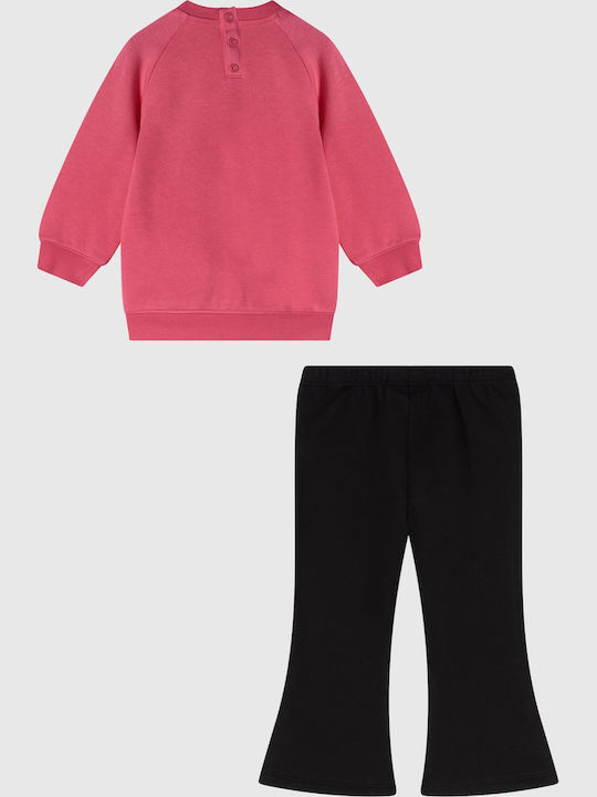 Kids Sweatpants Set Coral