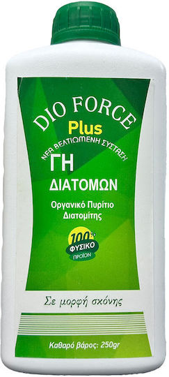 Darygton DioForce Plus Γη Διατόμων, Οργανικό Πυρίτιο Σκόνη για Κοριούς / Μυρμήγκια / Ψύλλους / Ακάρεα / Αράχνες / Κατσαρίδες / Μύγες 250gr
