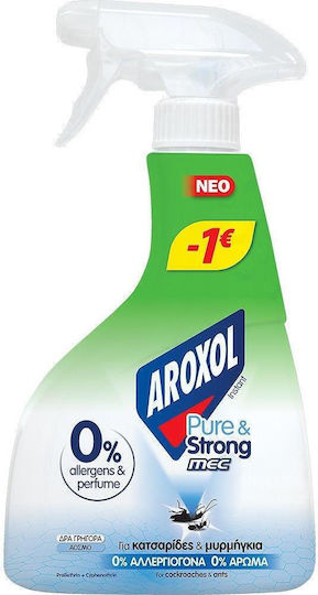 Aroxol Pure & Strong Mec Εντομοκτόνο Spray για Κατσαρίδες / Μυρμήγκια 350ml