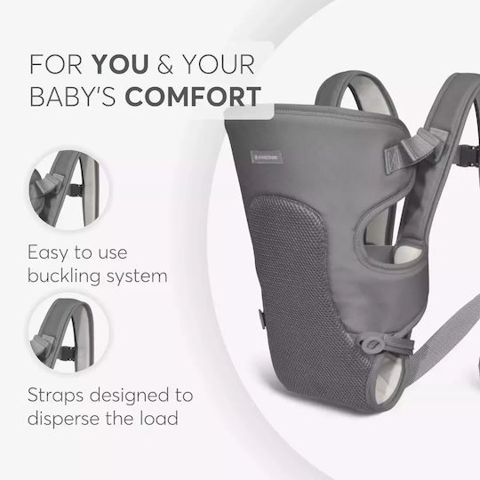 Kikka Boo Classic Carrier Myra Mesh Black with Maximum Weight 9kg