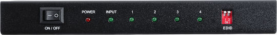 Globostar Ugreen-1x4 41019 Ugreen 1x4 All In One 4k HDMI Signal Splitter LED Video Controllers Input Signal W3840 x H2160@60Hz Input 1 HDMI Output 4 HDMI AC 220-240V IP20 D17.7 x W7.5 x H2cm 2 Years Warranty
