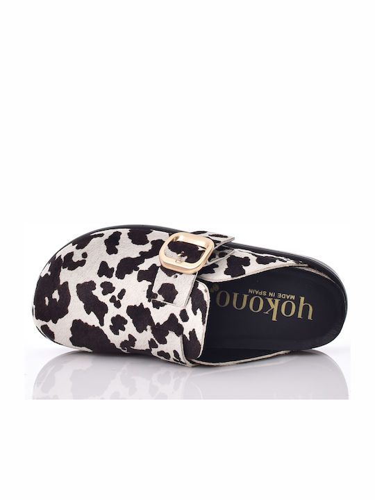 Winter Women's Slippers with Fur Black