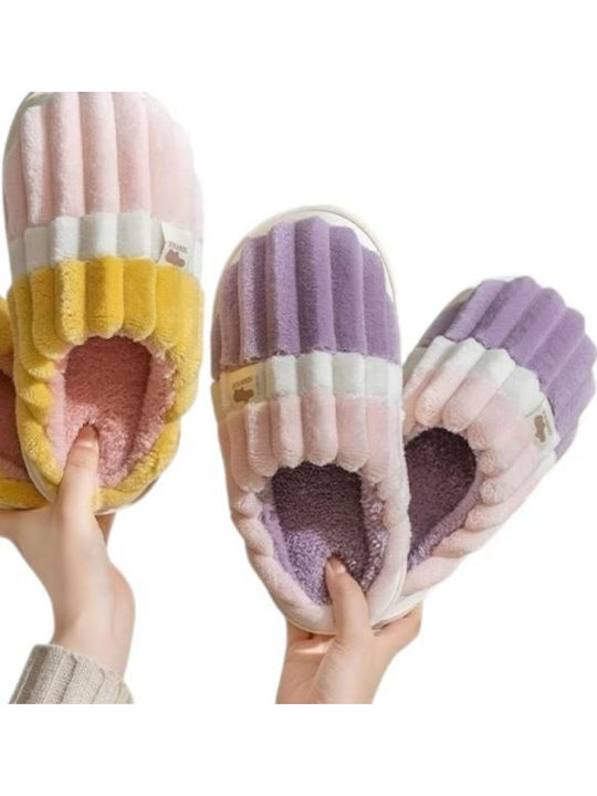 Winter Women's Slippers Purple