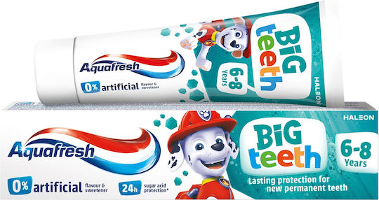 Aquafresh Big Teeth Παιδική Οδοντόκρεμα για 6+ Χρονών 50ml