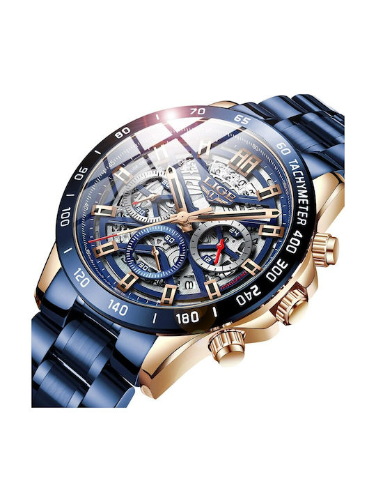 Lige Uhr Batterie mit Metallarmband