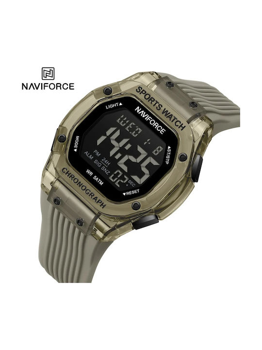 Naviforce Ρολόι Μπαταρίας με Καουτσούκ Λουράκι