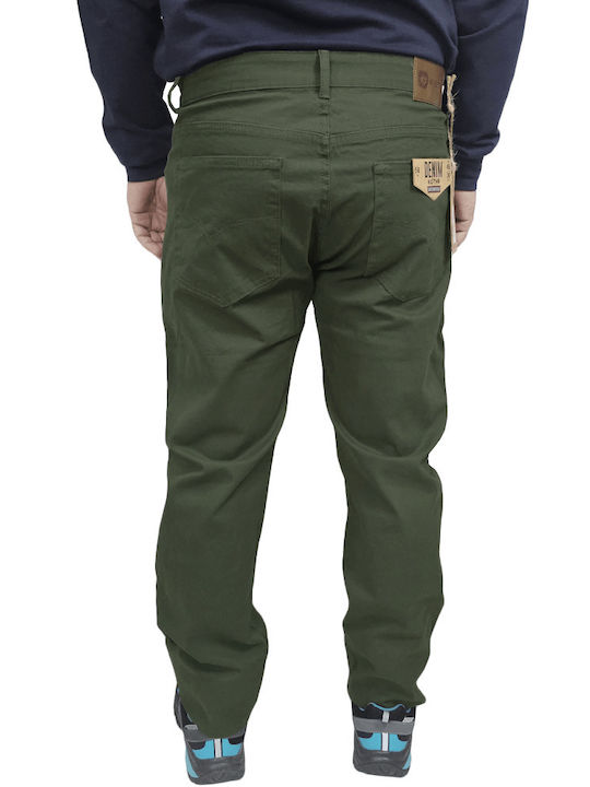 Παντελόνι Ελαστικό σε Κανονική Εφαρμογή Army Green