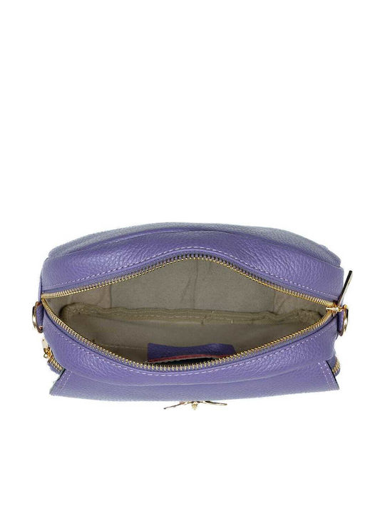 De piele Geantă de damă De umăr Violet