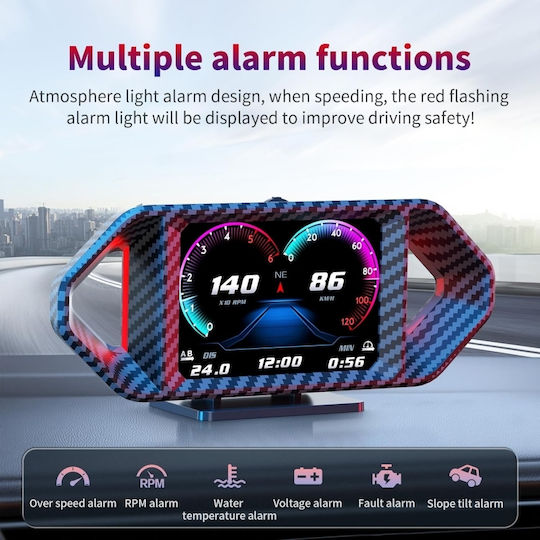 Pyramid Instrument de diagnosticare auto Digital OBD 2 cu Cablu