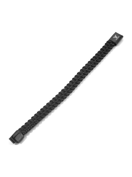 Toro Nero Brățară Pentru Bărbați Din Piele 21cm