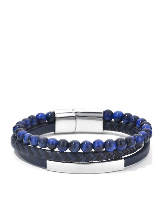Toro Nero Herren Leder Armband 21cm
