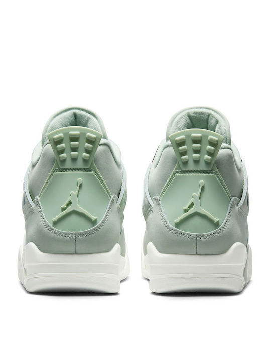 Air  4 Retro Дамски Сникърси Seafoam / Sail-Сребърни