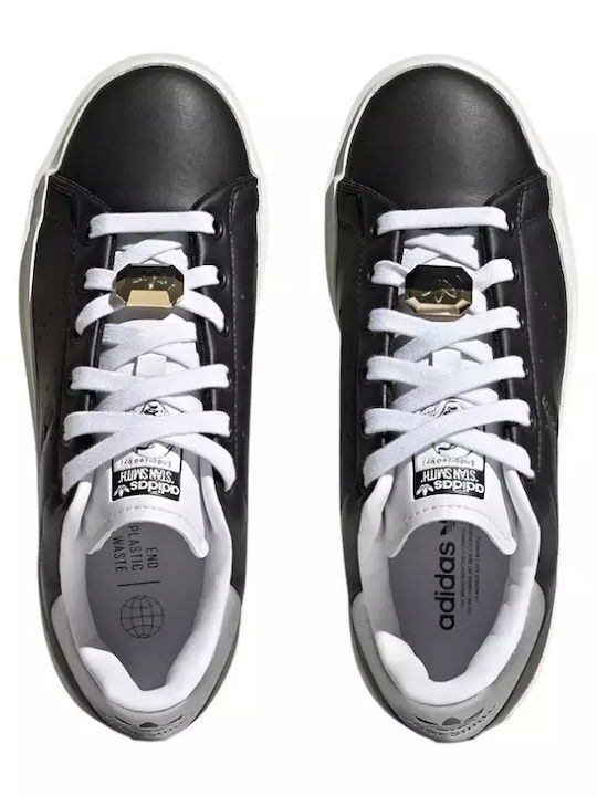 Stan Smith Bonega Damen Flatforms Sneakers Core Black / Cloud White / Gold Metallic