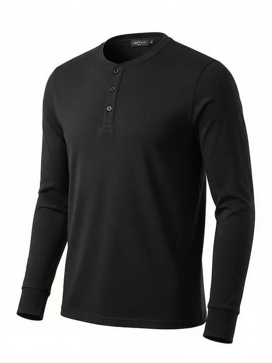 Bluză cu mânecă lungă Black
