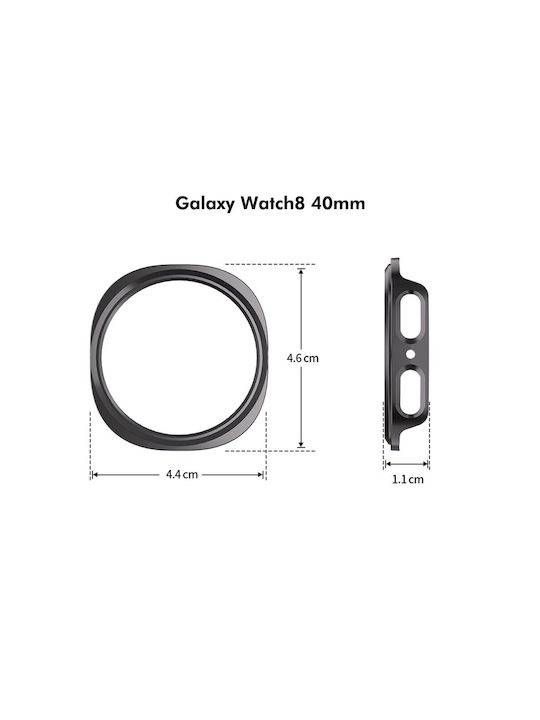 Samsung Galaxy Watch 8 40mm Enkay Θήκη Προστασία Οθόνης Silver