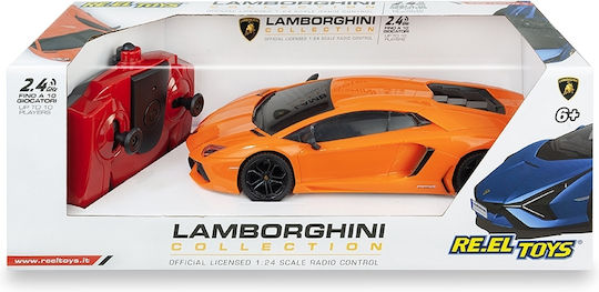 RC 1/24 Orange Lamborghini Aventador Coupe Re L Toys