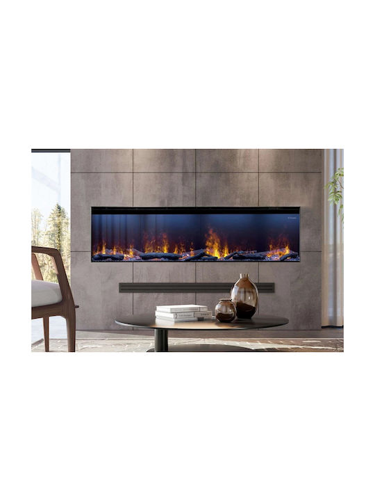 Faber Eslim 1200450 Wandmontiertes Elektrisches Kamin 2000W 80x121cm