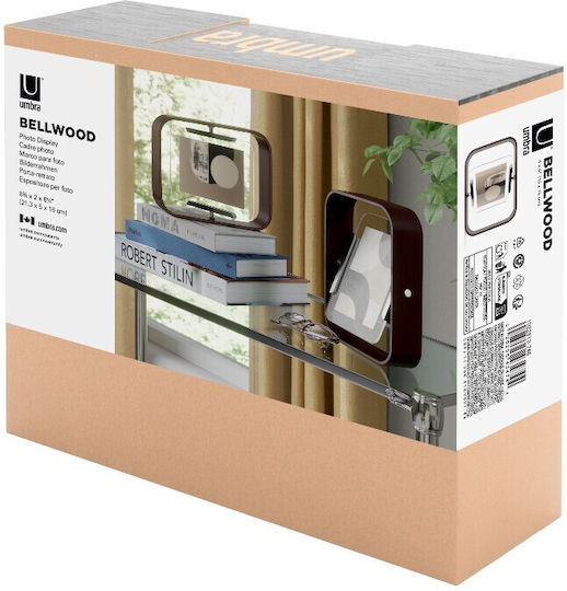 Umbra Bellwood 10x15 Η Περιστρεφόμενη Κορνίζα Διπλής Όψης Φινίρισμα Καρυδιάς Umbra Bellwood 10x15 Η Περιστρεφόμενη Κορνίζα Διπλής Όψης Φινίρισμα Καρυδιάς