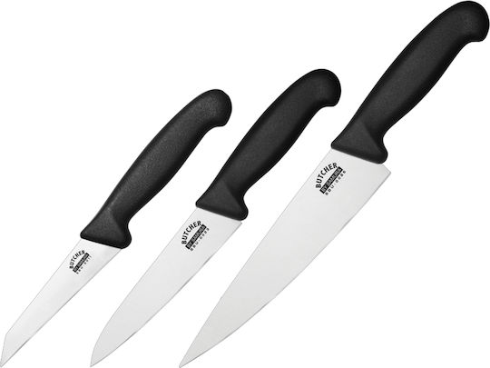 Samura Butcher Σετ Μαχαίρια από Ανοξείδωτο Ατσάλι 3τμχ