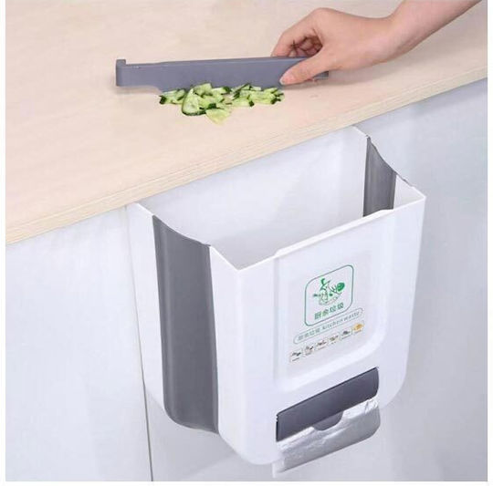 Waste Bin for Cabinet Plastic Grey 10lt