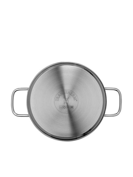 WMF Diadem Plus Pots Set of Stainless Steel with No Coating Silver 5pcs