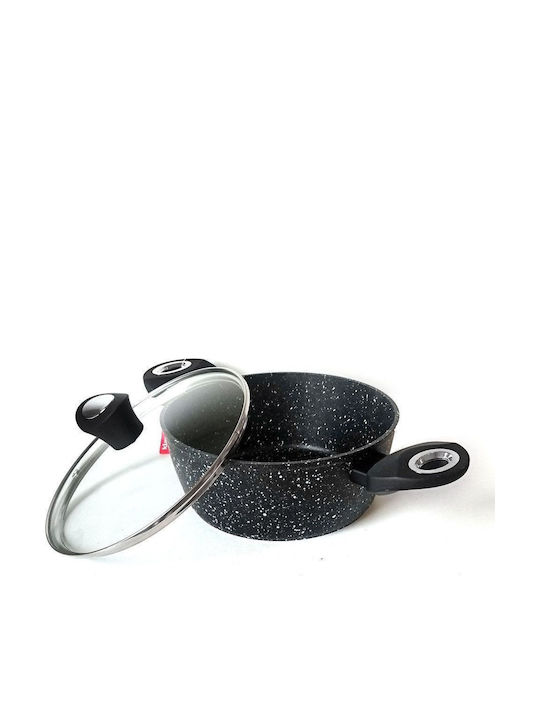 Klausberg Set de tigăi din aluminiu Grey cu strat de piatră 12buc