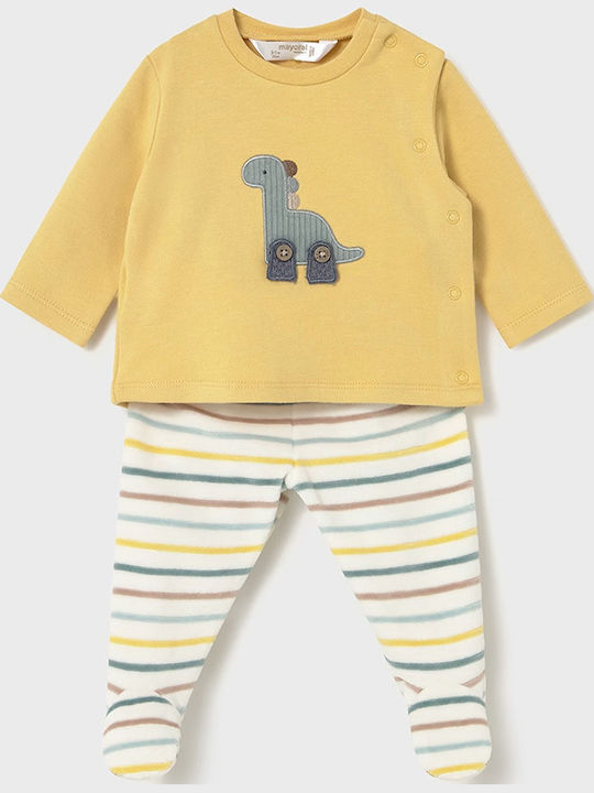 Kids' Set with Pants Winter 2pcs Yellow
