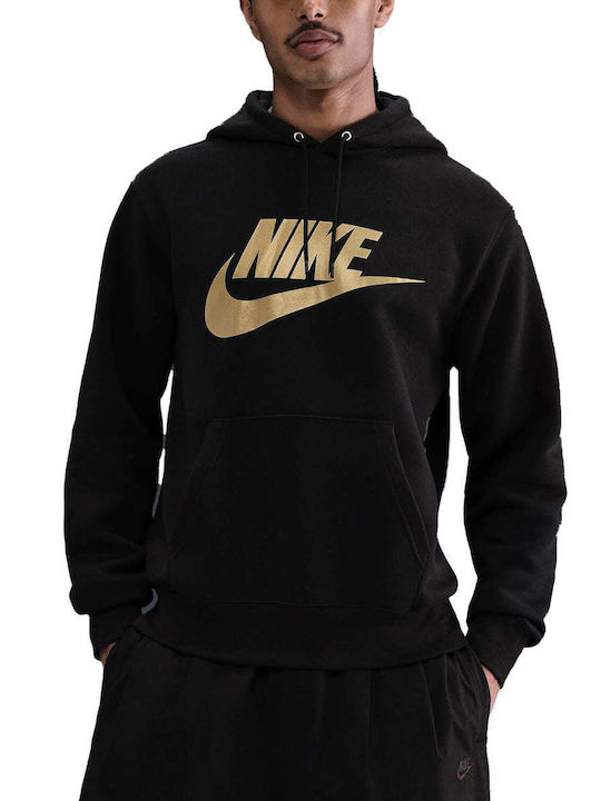 Hoodie Sweatshirt with Hood Black