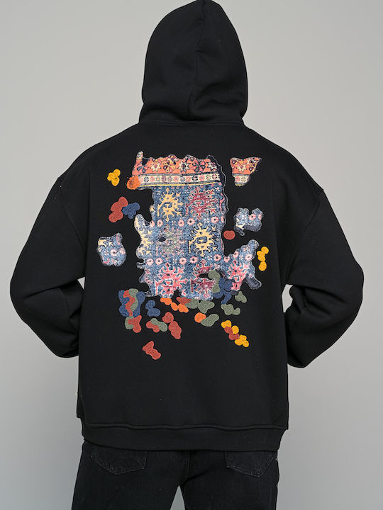 Authentic Hanorac cu Glugă Black