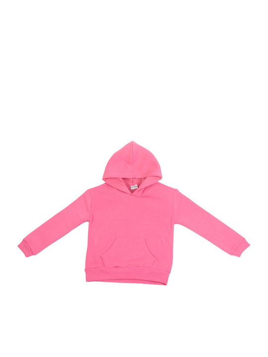 Hanorac Copii cu Glugă Fuchsia