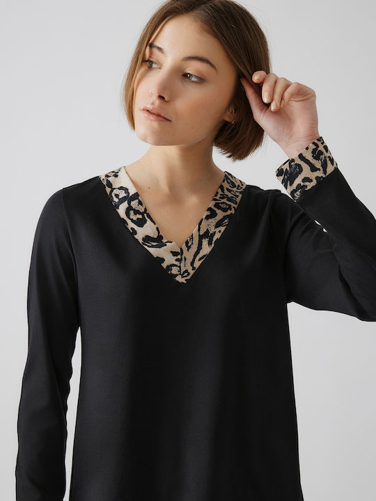 Minerva Set Pijamale pentru Femei Black