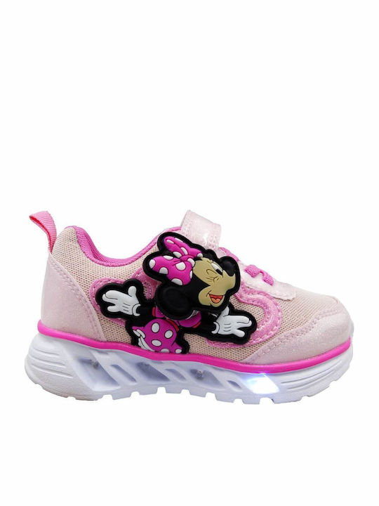 Kids Sneakers with Lights Pink